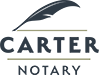 Carter Notary logo